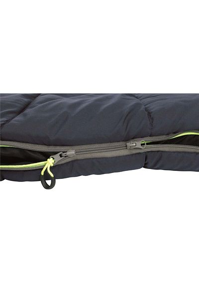 Outwell Contour Lux Deep Blue Summer and Winter Sided -19°C 1700gr Wide Sleeping Bag Right Zipper