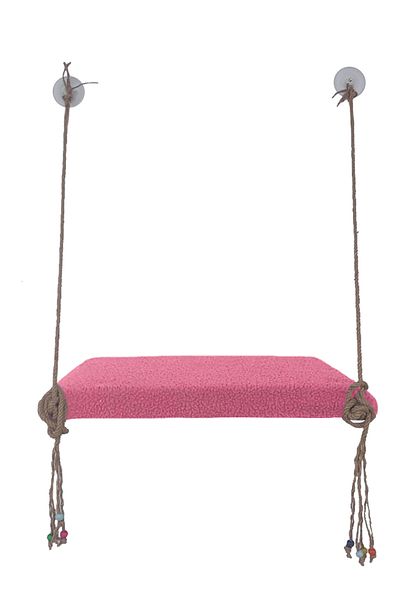 Patiderm Pink Cat Hammock with Suction Cup - Cat Bed for Glass and Wall