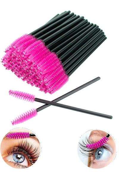 SETBEAUTY Eyebrow Eyelash Curling Combing Brush 30 Pieces
