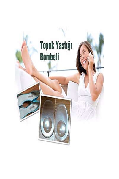 Kenpool Topuk Dikeni Için Bombeli Silikon Topuk Yastığı 1 Çift