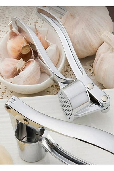 SAVORYHOME Stainless Steel Garlic Crusher Practical Garlic Crusher04
