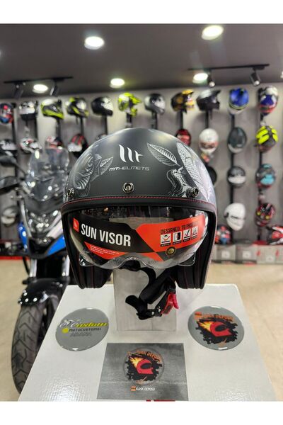 MT Helmets Le Mans 2 SV S Breakout B2 Yarım Kask