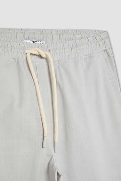 DeFacto Letní Jogger Kalhoty Bavlna Úzká noha Pas Šněrování Elastické Kapsy Z6475az24sp