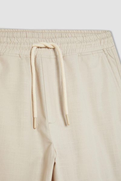 DeFacto Βαμβακερό Skinny Jogger παντελόνι - με κορδόνια στη μέση και ελαστικές τσέπες Z6475az24sp