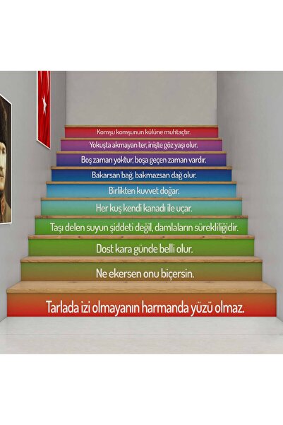 SINIF SEPETİ Atasözleri - Merdiven Giydirme - MG313