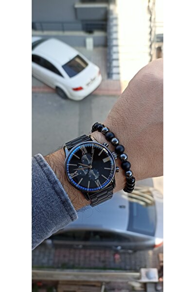 Spectrum ERKEK KOL SAATİ SİYAH RENK METAL KORDON