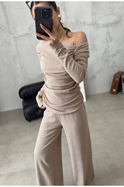 bonacosa Women's Wrinkled Fabric Single Shoulder Open Waist Elastic Bottom To...