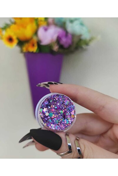 Serashine Shiny Sparkle Glitter Gel Body and Face Glitter - Purple