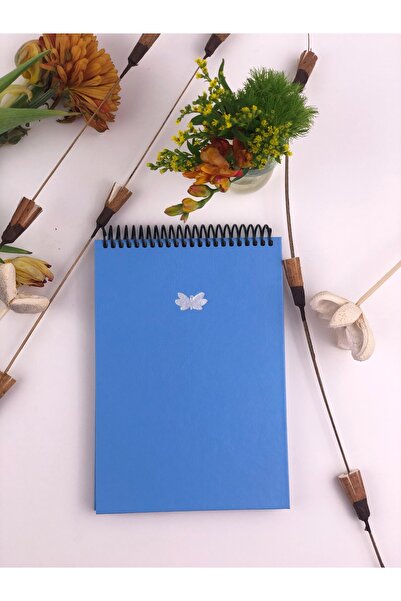 notin paper A5 15x21 Cm Spiralli Çizgili Sert Kapak 100 Yaprak Bloknot Defter