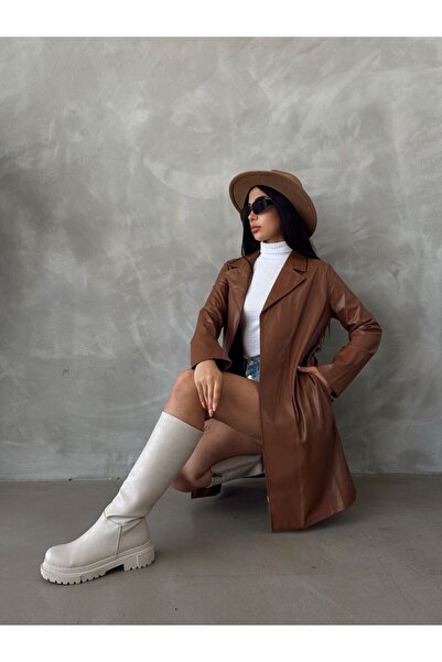 modaistanbul avm KAHVERENGİ Deri Kaban