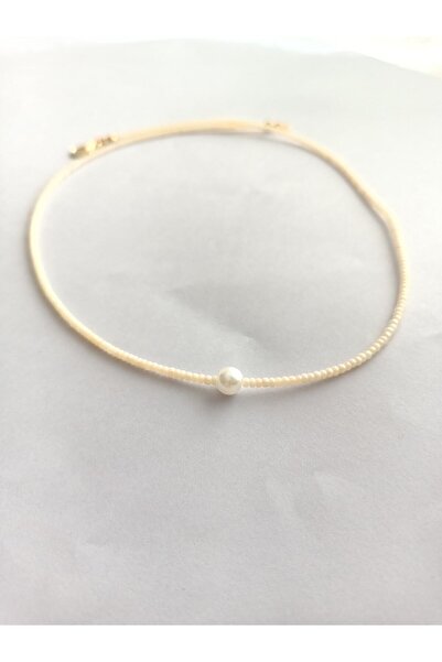 Serashine قلادة نسائية أنيقة من الخرز الرملي واللؤلؤ