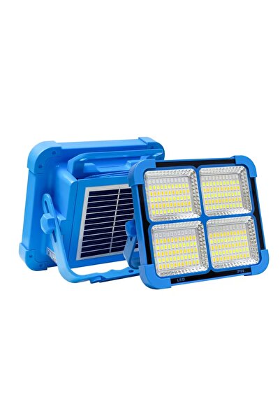 TAREZ BL-911 Solar Güneş Enerjili LED Projektör 50 Watt, 5000 Lümen Beyaz, Gü...