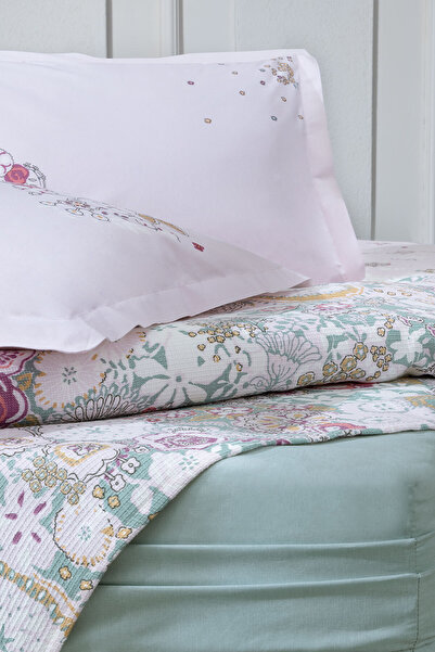 Yataş Torres Single Cotton Pique Set - Light Pink