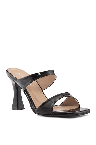 Sole Sisters Papuci cu toc negri - PERCYN