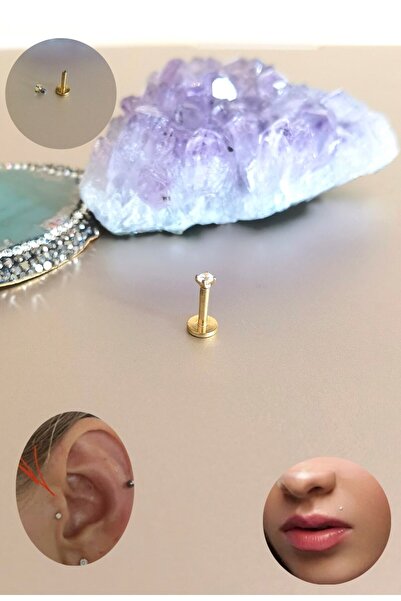 Bylin %100 G23 Titanyum Piercing -taş Çapı 2mm- 1 Adet