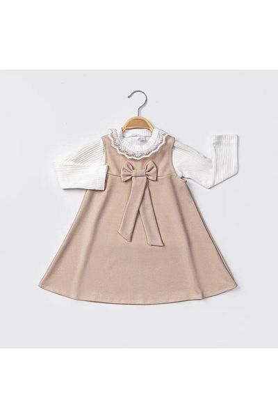 CRAX BABY GIRL SUKUBA GILET BADED SET