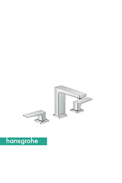 Hansgrohe Metropol 3-Delikli lavabo bataryası 110 bas-aç gider seti ve çubuk ...