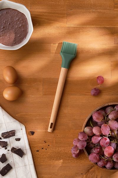 Emsan Natural Egg Brush Green
