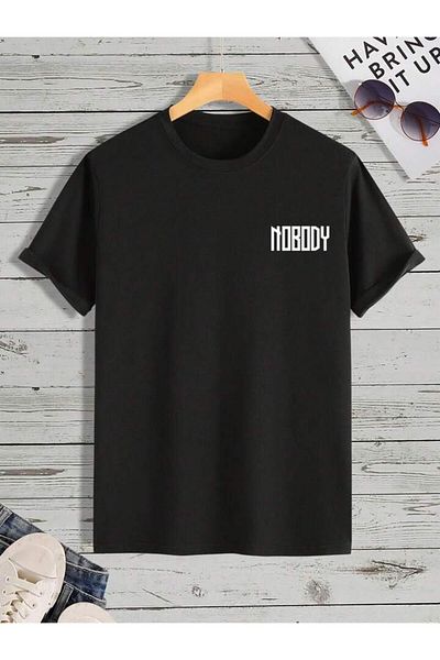 AFROGİYİM Μπλουζάκι Unisex Trust Nobody Μπροστινό Πίσω Τυπωμένο Oversize
