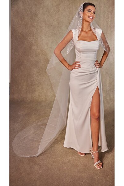 Simay Aksesuar D226 KENARLARI KRİSTAL BAŞ KISMI SIK İNCİ İŞLEMELİ DUVAK