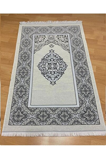 skycott سجادة صلاة فاخرة من الشنيل العثماني ذات اللون الفاتح مع هدية مسبحة، س...