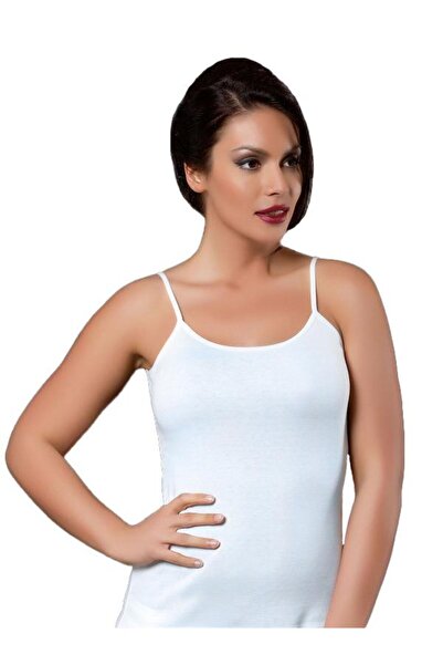 İki Yıldız Γυναικείο εσώρουχο 6 Pack Ikistar 470 Cotton Rib Rope Strap