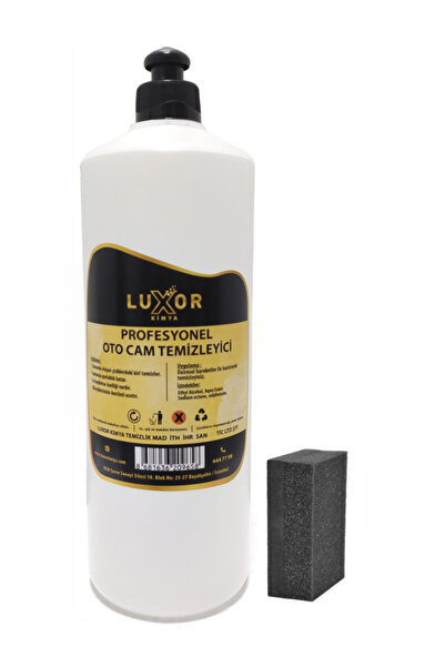 Luxor Kimya Kimya Profesyonel Cam Yüzey Temizleyici 1 Litre Süngerli