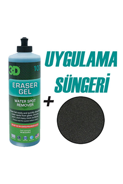 Eraser Cam Ve Boya Için Su, Kireç Lekesi Giderici 500 Ml