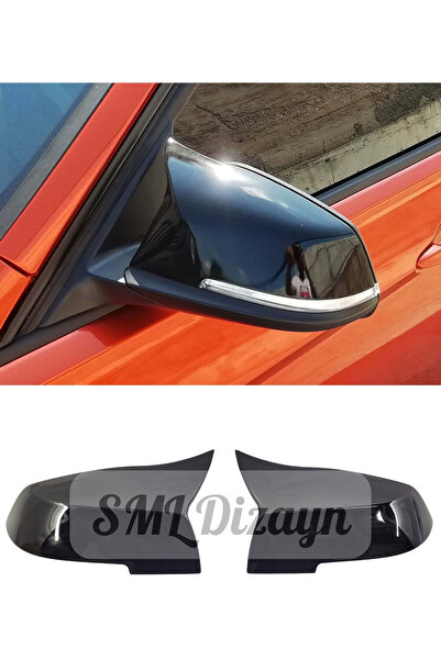 SML Dizayn BMW 1-3-4 Serisi F20-F30-F32-F33-F36 Yarasa-Batman Ayna Kapağı Par...