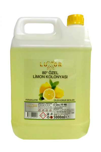Luxor Kimya 80° Limon Kolonyası 5 Lt.