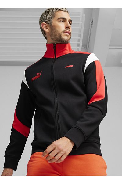 Puma Μαύρο μπουφάν με φερμουάρ - XS Model