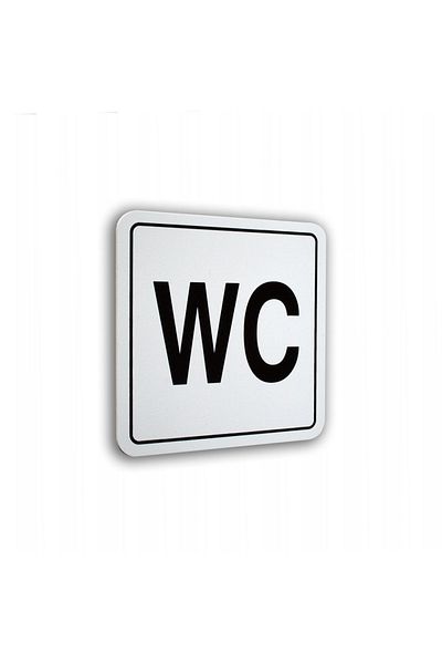 PASS لوحات PVC رمز الباب والنصوص WC YAZI12X12