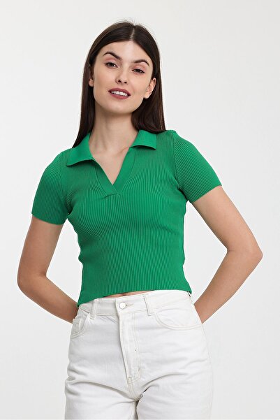 ALEXANDERGARDI Polo Yaka Triko Bluz(A92299-S)
