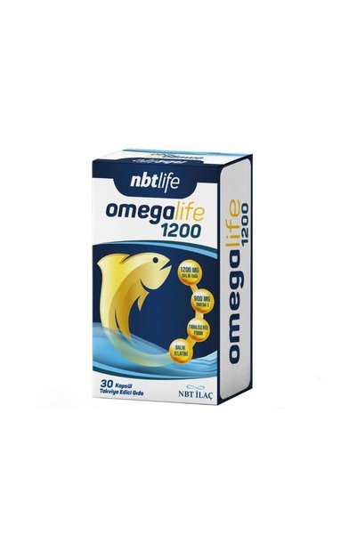 Generic Brand NBT Life Omegalife - 1200 ملجم 30 كبسولة