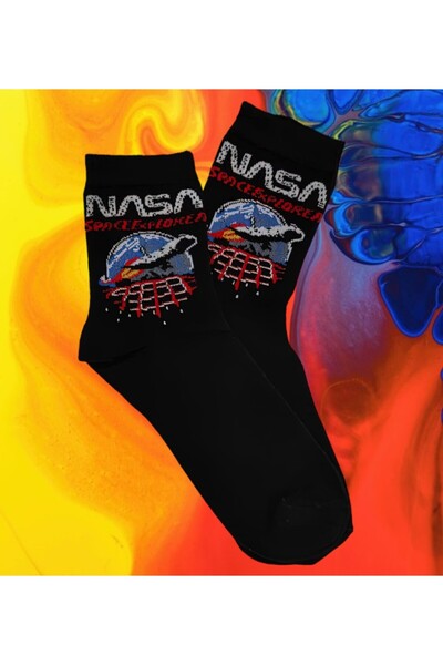 FG KONNİCHİWA WRITING PATTERNED SOCKS