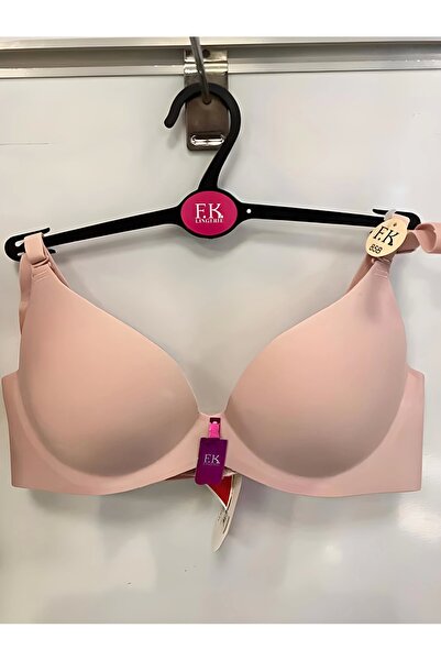 Generic Brand Fk Half Supported Underwire Laser Cut Bra - Powder - 503
