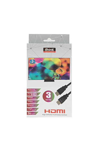 Ithink 3 Metre 4k Ses Ve Görüntü Aktarım Hdmı Kablo