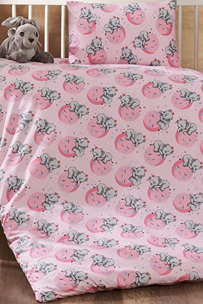 LaLiva 100% Cotton Natural Healthy Akfil Fabric Elephant Baby Bedding Set