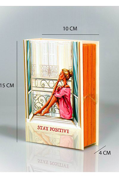 4nio WINDOW FRONT SEATING GIRL DECORATIVE BOOK BOX
