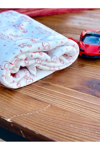 TiniMiny Kİds DOUBLE FOLDED COMBED COTTON BABY SWADDLE BLANKET
