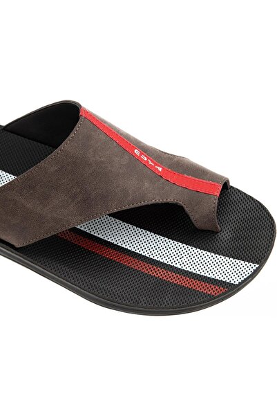 Muya Men's Slippers - Rada Anatomical Sole, Wet Floor, Flip Flops, Mink