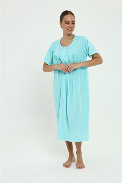 sevateks 100% BUMBAC PIETANAT MĂRIME BATTAL CULOARE SOLIDĂ CAMA DE NOAPTE LOH...