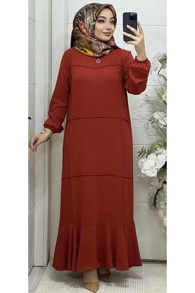 Ebrarengiz Moda Γυναικείο φόρεμα Laçin Ayrobin