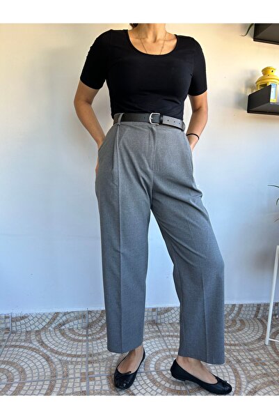 Butik Monje Gri Pantolon