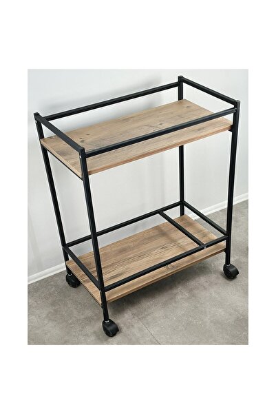 Weblonya Servis Arabası Tekerlekli Sunum Arabası 5115