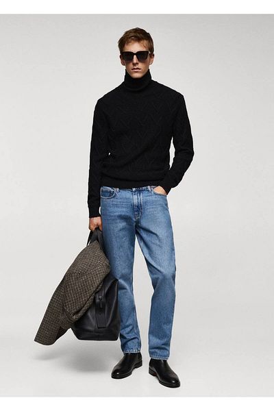 MANGO Man Wollpullover