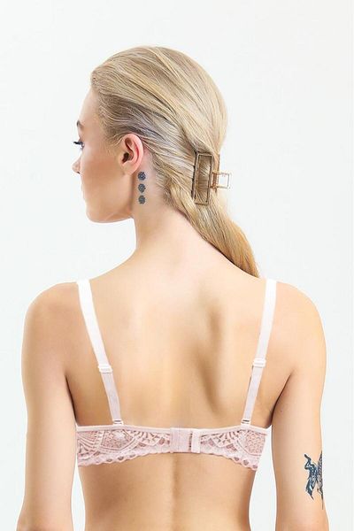 Magic Form 3040 Women's Lace Supported Water Bra-Powder