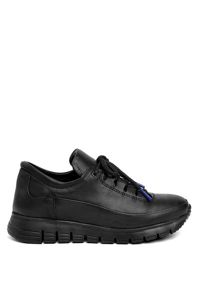 Mammamia D24YA-3360 Pantofi casual din piele pentru femei negri