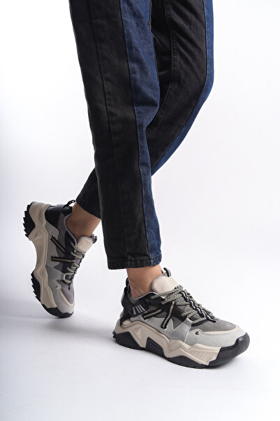 Solo Bag DEL'SOLERA KADIN BAĞCIKLI YÜKSEK TABAN SNEAKER SPOR AYAKKABI