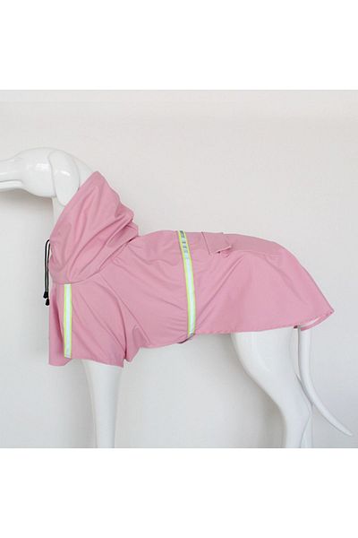 Holidog Waterproof Raincoat - Dog Raincoat with Body Fixing Detail Reflective
